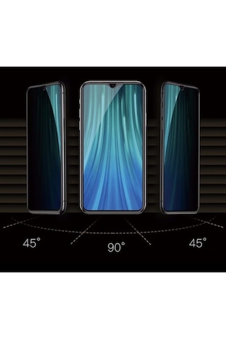 Samsung M30s Uyumlu Mat Hayalet Ekran Gizli Privacy Tam Kaplayan Kırılmaz Cam Nano Ekran Koruyucu