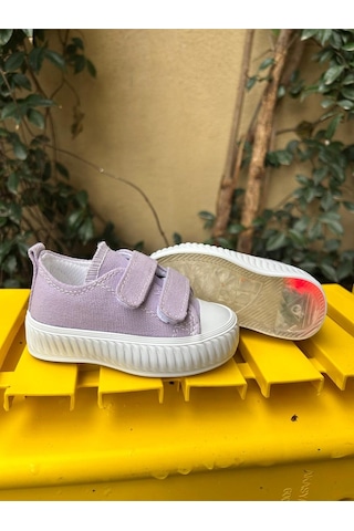Scarpe Magiche Lila Puffy Tabanlı Kız Çocuk Sneaker Lila
