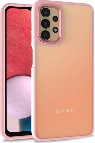 Galaxy Uyumlu A53 5g Kılıf Zore Flora Kapak Rose Gold