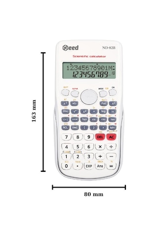 Need Nd-82b Beyaz 240 Fonksiyonlu Bilimsel Hesap Makinesi Beyaz