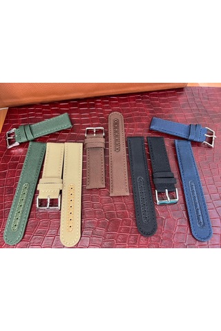 R4104s Roder Deri Kayış - Lacivert - 22x22mm Şeffaf