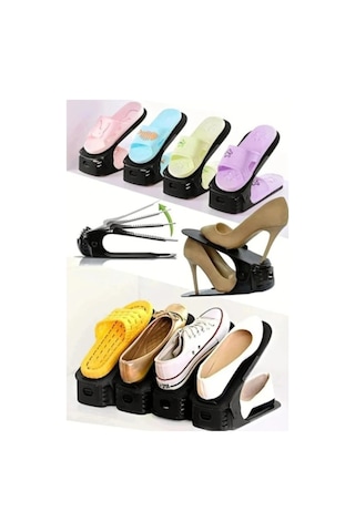 Home 10 Lu Ayakkabı Rampası Ayakkabı Düzenleyici Dolap Içi Organizer- Siyah Home 10 Lu Ayakkabı Rampası Ayakkabı Düzenleyici Dolap Içi Organizer- Siyah