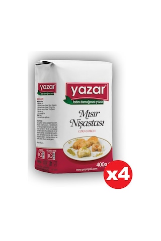 Yazar Mısır Nişastası 4 x 400 G