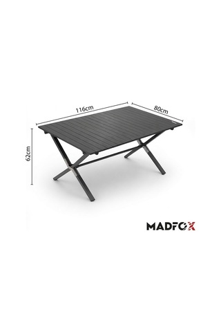 Foldex Katlanabilir Alüminyum Kamp Masası 6 Kişilik Çok Renkli