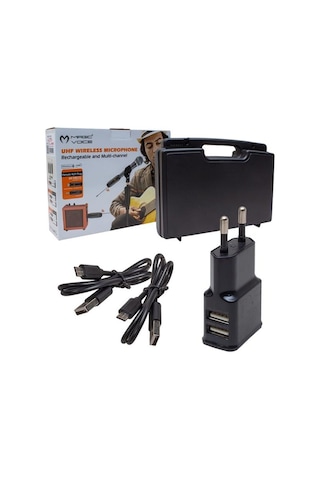 Magicvoice Mv-19590 Uhf Kablosuz Amfi Enstrüman Aksesuarı Üçlü Set
