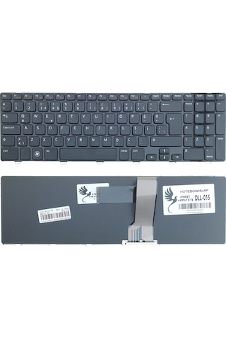 Dell Uyumlu Inspiron N5110, 15R N5110, M5110 Klavye (Siyah)