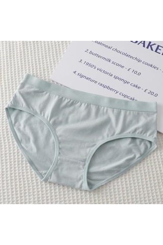 Amarant Pembe Kadın Tamamı Pamuklu İç Giyim Trackless Rahat Nefes Alabilir Basit Tatlı Düz Renk Pantolon Fuşya