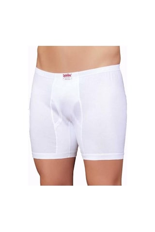 Şahinler Penye Erkek Arjantin Boxer Beyaz 6 Adet E007