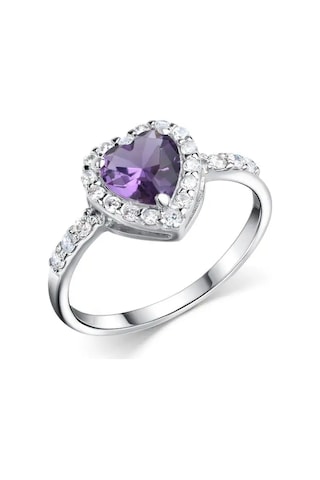 Gold Plaza Jewelry Taşlı 925 Ayar Gümüş Kuyumcu Yüzük 145497424 Gri