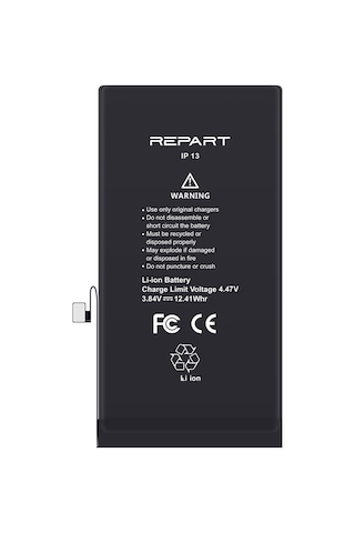 Apple Uyumlu iPhone 13  Güçlendirilmiş Yüksek Kapasite Batarya - 3227 Mah