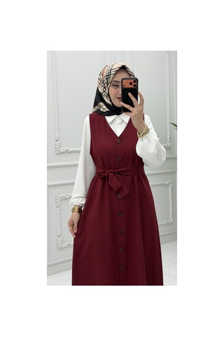 Markadeneme56 Pınar Jile Bordo Çok Renkli