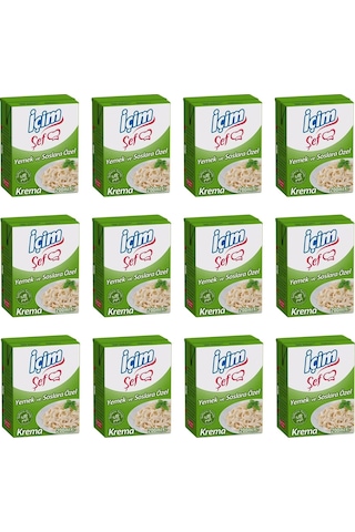 İçim Krema Yemeklere Ve Soslara Özel 12 x 200 ML