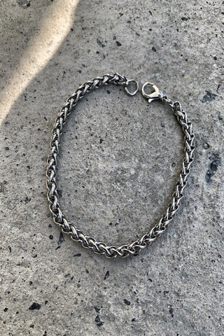 Lufigo Angelus Model 3mm Kalın Kararmaz Unisex Bileklik Gümüş Kaplama 357 Çok Renkli