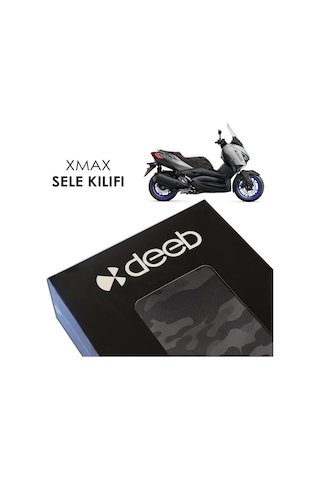 Deeb Yamaha Xmax Kamuflaj Sele Kılıfı Siyah Kamuflaj