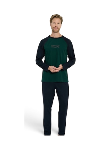 Pijadore Erkek %100 Pamuklu Uzun Kollu Pijama Takımı 2284 Yeşil