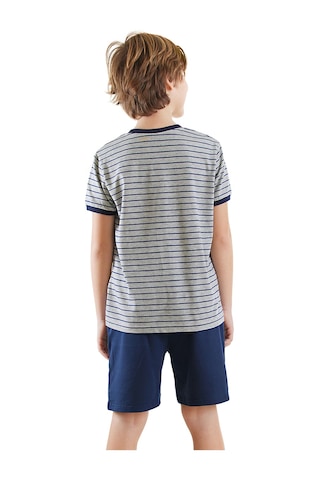 Denokids Erkek Çocuk Basic T-shirt Şort Takım Renkli Çok Renkli
