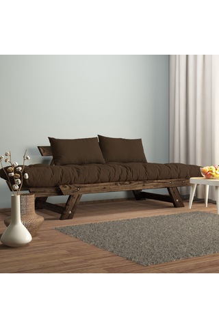 Woodesk Adalar Masif Ceviz-kahve Renk 2li Kanepe Cpt8120-210