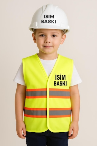 Çocuk Reflektörlü Yelek Seti ( İsim Baskı Soru Kısmından Lütfen ) - Çocuk Reflektörlü Yelek Seti İsim Baskı Soru Kısmından Lütfen