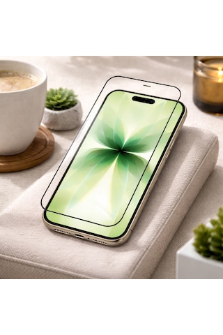 Apple iPhone 17 Uyumlu Anti Statik Ekran Koruyucu Toz Tutmayan Kırılmaz Cam