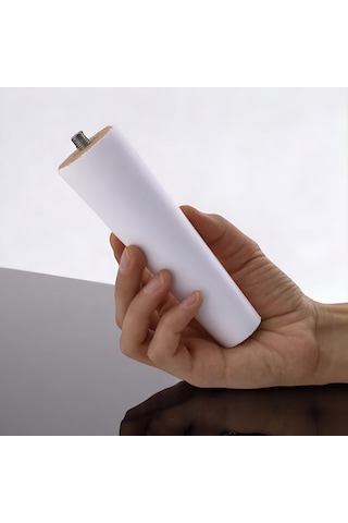 8 Adet Ahşap Ayak 12 Cm Beyaz M8 Civatalı Bağlantı Aparatlı Dolap Mobilya Koltuk Kanepe Destek Ayağı Ayakları Beyaz