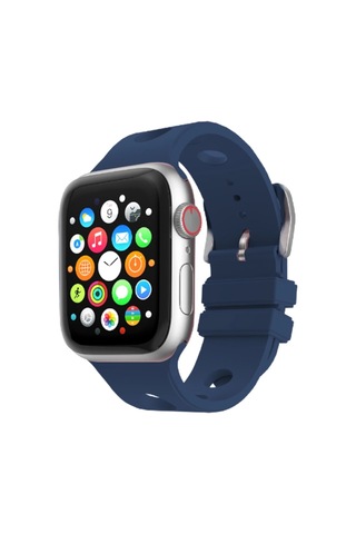 Apple Uyumlu Watch  38mm Delikli Tasarım Zore Krd-147 Silikon Kordon