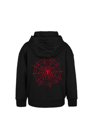 Brz Kids Unisex Çocuk Spider Hoodie Siyah