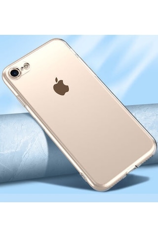 Apple Uyumlu iPhone Se 2022 İle Kılıf Şeffaf Esnek Silikon Telefon Kılıfı Kapak