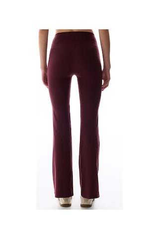 Penti Bordo İspanyol Paça Flare Soft Feel Yumuşak Dokulu Tayt