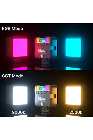 Ulanzı Vl49 Rgb Video Işığı, Led Kamera Işığı 3 Soğuk Ayakkabılı 360 Taşınabilir Fotoğraf Aydınlatması, Led Aydınlatmalar 57782972