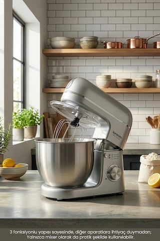 Lorenzo Multichef 1500 W 3 in 1 Stand Mixer