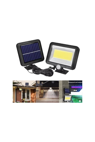 Cbtx 100-led Cob Güneş Güvenliği Gece Lambası Dış Mekan Bahçe Duvar Lambası Diğer