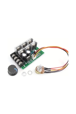 Xuweiwei 1 Bilgisayar Dc 9v 55v Pwm Fırçalı Motor Hız Kontrol Cihazı 12v 24v 36v 48v 40a Yüksek Güç
