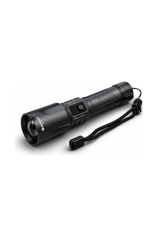Bedotech Bd-13 15w Tg Led Alüminyum Alaşımlı Zoomlu Type-c Dijital Göstergeli Şarjlı El Feneri Çok Renkli