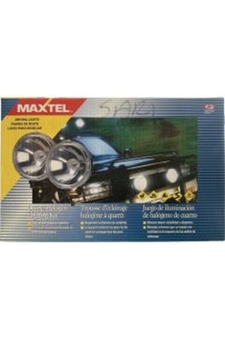 2 Adet Maxtel Sis Lambası Colormatik / Rainbow Cam Arkası Metal N