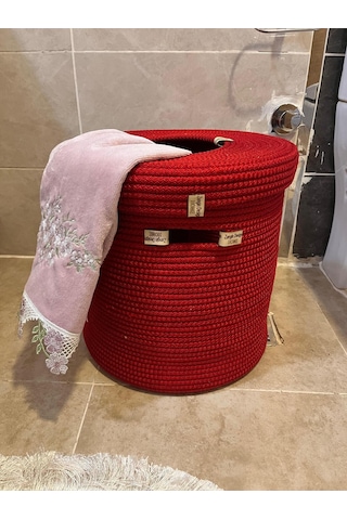 Zengin Design Home Çamaşır Sepeti Zdh-987 Kırmızı