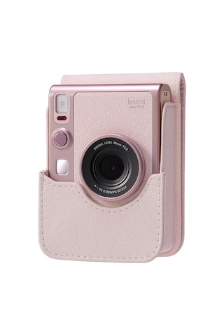 Instax Mini Evo Gentle Rose Deri Çanta