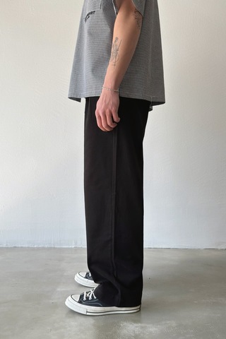 Flaw Basic Baggy Pantolon-29078 Siyah