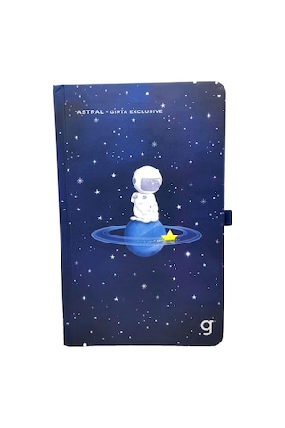 Gıpta Defter Astral 13 21 Dikişli Sert Kpk.96yp Çizgili Halka Bej