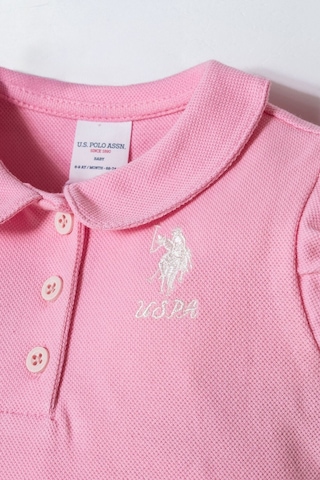 U.s. Polo Assn. Kız Bebek Pembe Şort Takım Usb3028-c-v2 Pembe