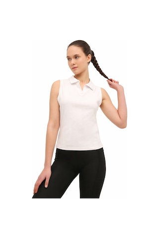Kinetix Wb Polo Yaka 10mdk212 5fx Ekru Kadın Atlet Bej