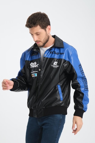 Rocqerx R-2384 Garni Nakış Detaylı Astarlı Deri Mont Saks