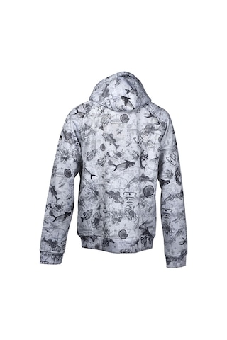 Stafu Pro Jedi Fermuarlı Kapüşonlu Paleo Grey Sweatshirt Çok Renkli