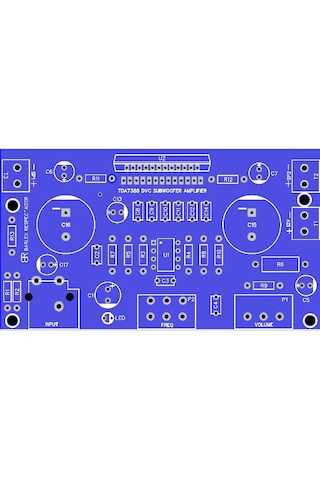 12 Volt Subwoofer Amfi Devresi Tda7388
