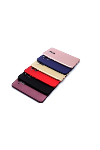 Noktaks - Mate 20 Lite Uyumlu - Kılıf Mat Soft Esnek Premier Silikon Kapak - T5892 - Siyah Siyah