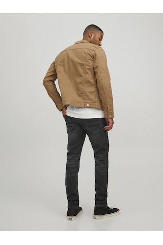 Jack & Jones Erkek Glenn Flox 124 Slim Fit Jean Black Denim