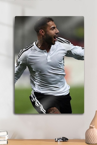 Metal Baskı, Ricardo Quaresma - Parlak Dekoratif Sporcu Duvar Tablosu, 4k Kalite