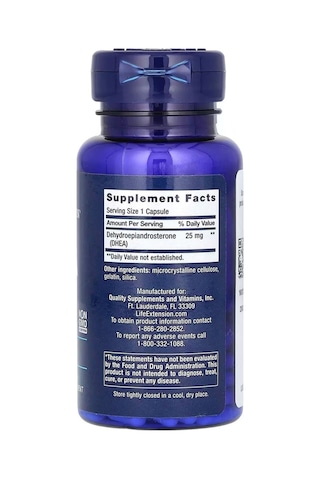 Life Extension Dhea 25 Mg 100 Kapsül - Dmm00050