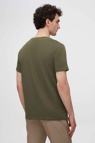 D's Damat Ds Damat Slim Fit Haki Bisiklet Yaka %100 Pamuklu Nefes Alabilen T-shirt 4HC141996753M Haki
