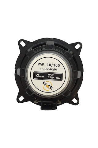 Powermaster  Pw-10/100  4  Ohm  80  Watt  10  Cm  Tekli  Oto  Hop