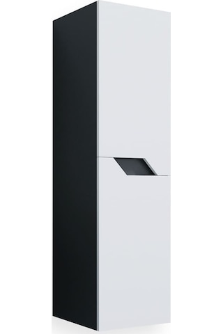 Teta Home Napoli Mdf Banyo Boy Dolabı Antrasit-beyaz Antrasit - Beyaz
